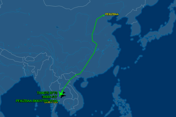 乘飞机去泰国帕亚泰医院路线图